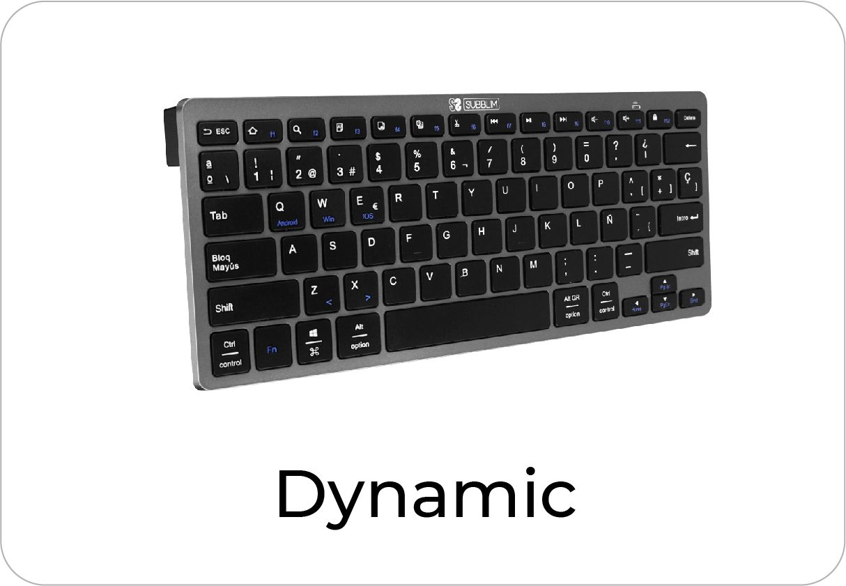 botón soporte teclado Dynamic