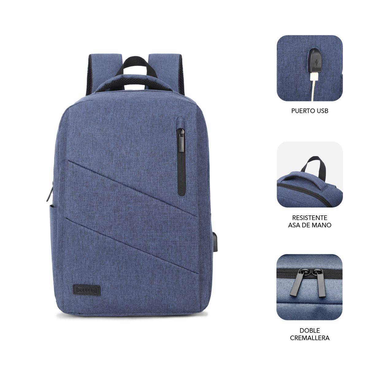 Mochila para Portátil City Backpack 15,6″ Blue