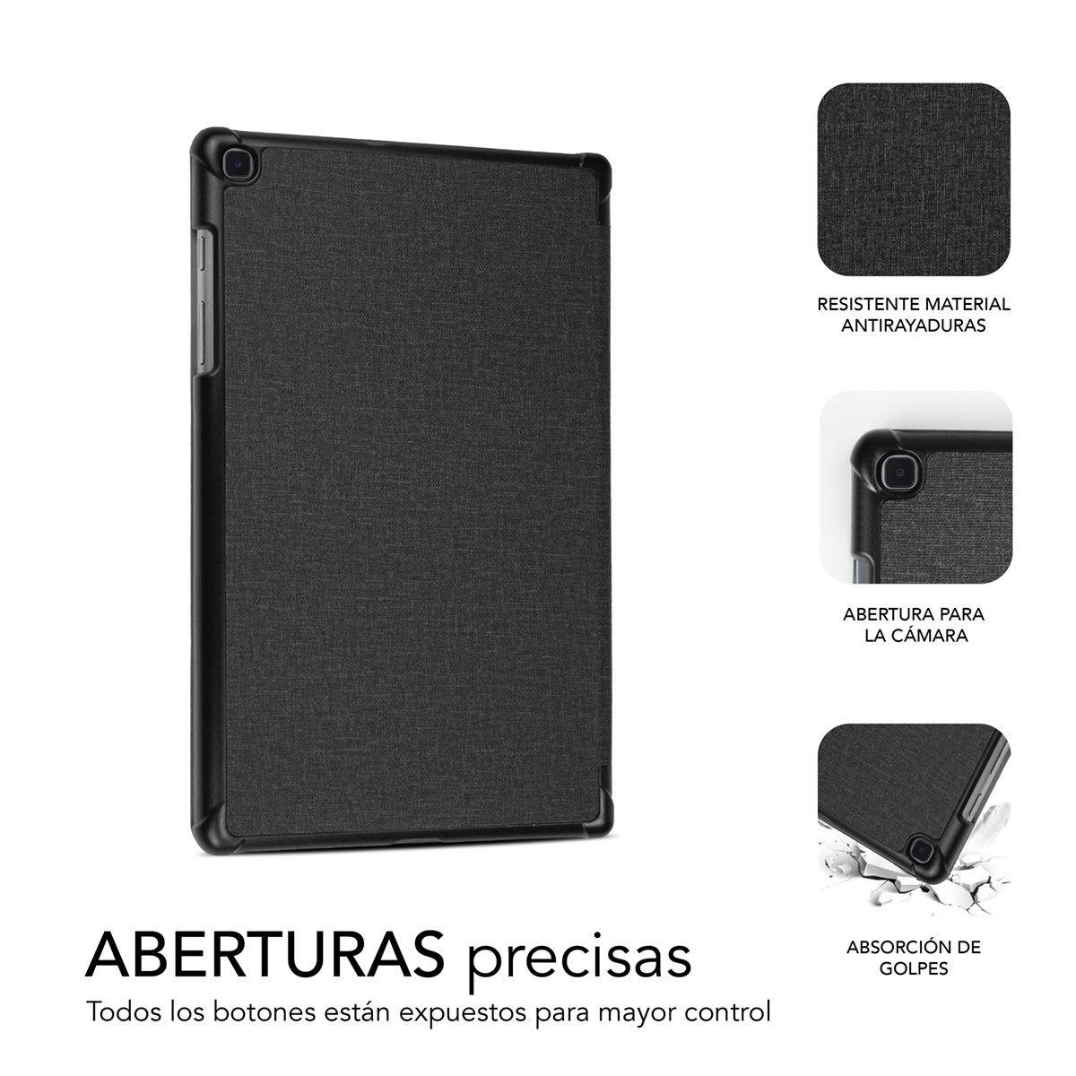 Funda Tablet Shock Case Samsung Tab A7 T500/505 10,4″ Black
