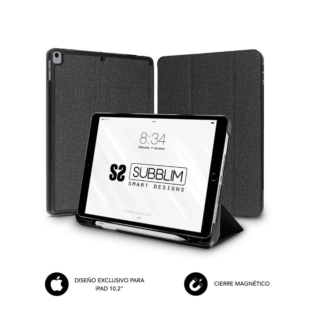 Funda Tablet Shock Case iPad 10,2″ 9/8/7 Gen Black