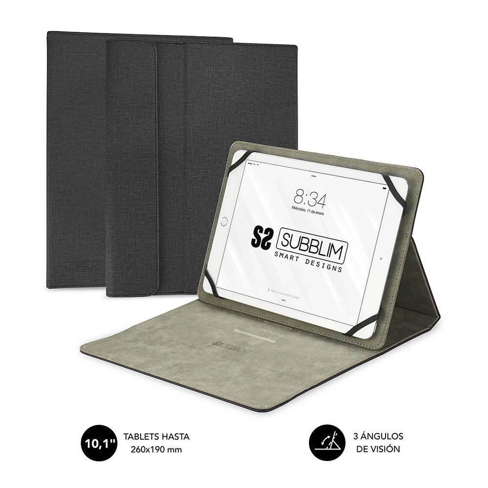 Funda Tablet Clever Stand Tablet Case 9,6″-11″ Black