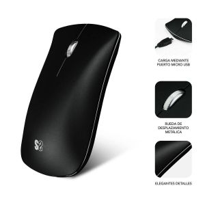 Ratón Óptico Wireless Bluetooth Elegant Black