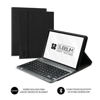 Funda con teclado KeyTab Pro BT Lenovo Tab M10 HD TB-X306