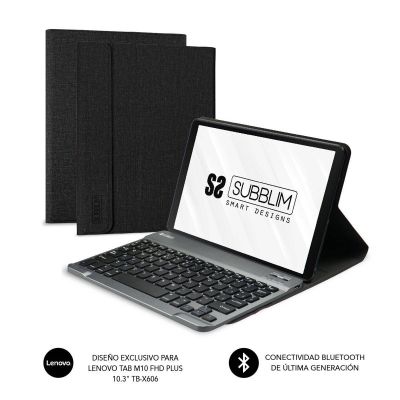 Funda con teclado KeyTab Pro BT Lenovo Tab M10 FHD Plus 10,3″ TB-X606